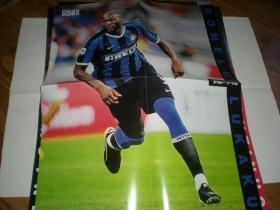 卢卡库  海报    国际米兰 足球周刊 赠送 另一面是 拉姆齐