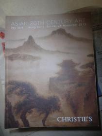 【佳士得-亚洲20世纪艺术日香港拍卖会 】CHRISTIES： ASIAN 20TH CENTURY ART DAY SALE HONG KONG SUNDAY 24 NOVEMBER 2013