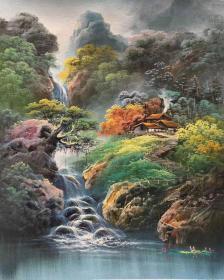 谭其明，油画，山水风景，现货，50-60，可合影，多款，部分无现货，可定制