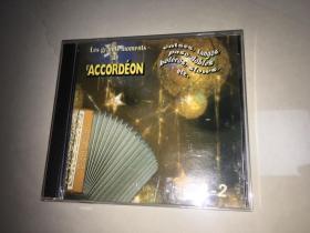 个人闲置 Les Grands Moments de L'accordeon旋转手风琴专辑双CD 碟9新