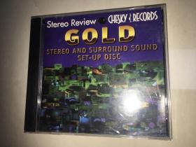 个人闲置 Gold Stereo and Surround Sound Set Up Disc  黄金立体环绕声效果碟专辑CD 碟8新 黑碟