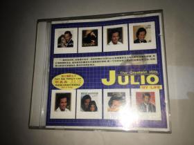 个人闲置 情歌歌王胡里奥Julio精选专辑CD 碟85新