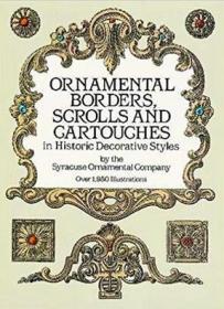 原版现货 Ornamental Borders 装饰图案 边框的图案设计