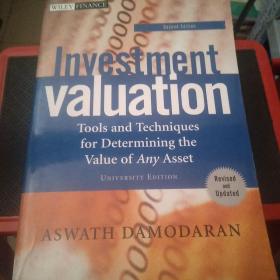 Investment Valuation：Tools and Techniques for Determining the Value of Any Asset, Second Edition, University Edition