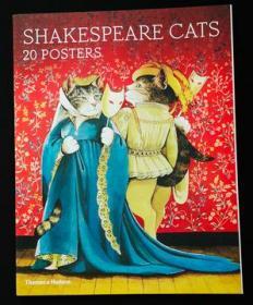 莎士比亚名著名画名猫海报书可拆Shakespeare Cats: Poster Book