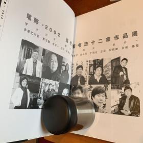 笔阵 2002  当代中国书法十二家作品集   曹宝麟 徐本一 石开   张旭光 曾翔 朱培尔 胡秋萍 于明诠 倪蔚睦 白砥 徐海