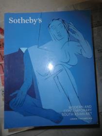 苏富比现当代南亚艺术 Sothebys  modern and contemporary south asian art 2014