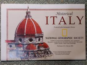 National Geographic国家地理杂志地图系列之1995年2月 Italy 意大利地图