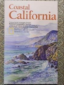 National Geographic国家地理杂志地图系列之1993年7月 California  加利福尼亚地图