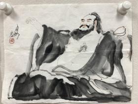 湖北名家魏康祥人物画3张打包