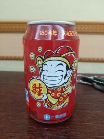 可乐罐饮料罐收藏  2015年   王老吉财神罐