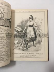 1895年/《笨拙》卷108 Punch, or the London Charivar ！!英国历史上发行量和影响力最大的幽默杂志!27×21.5cm大开插图本！内含百余幅插图
