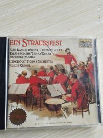 美国原版《EIN STRAUSSFEST》（KUNZEL/CINCINNATI POPS  ORCHESTRA）《一个施特劳斯》（昆泽尔/辛辛那提波普斯管弦乐团）（碟面完美）