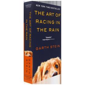 现货我在雨中等你英文原版小说The Art of Racing in the Rain加思斯坦Garth Stein