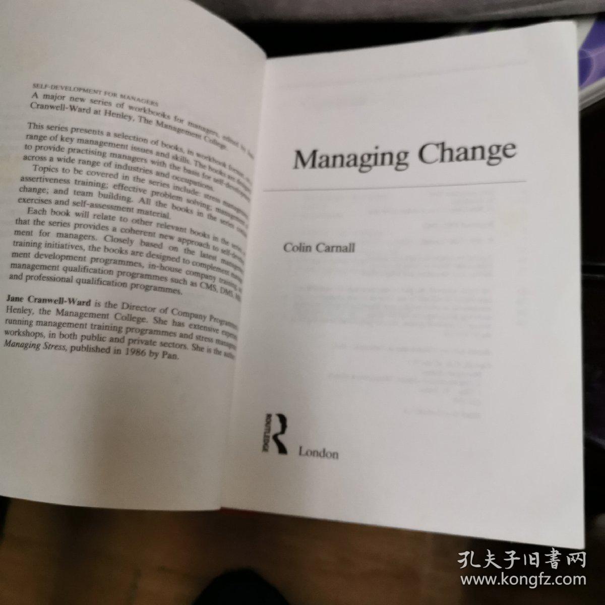 Managing change