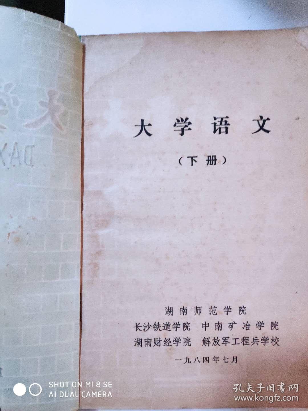 大学语文（下）