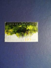 外国邮票   德国邮票 2001年 天堂堡的椴树 1全 
（信销票）