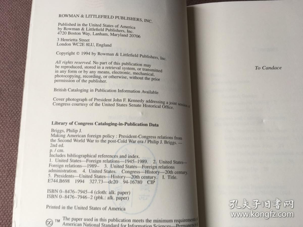 Making American Foreign Policy （英语）