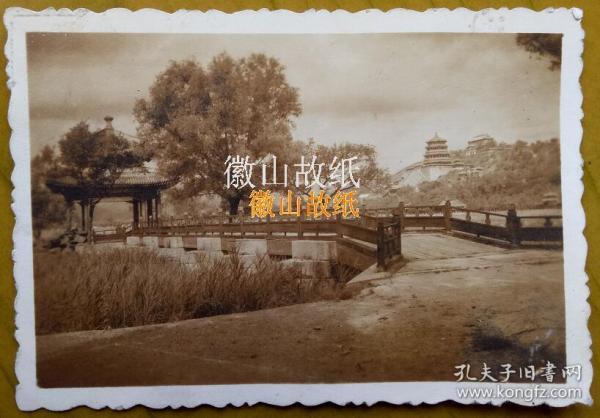民国老照片：民国北平——颐和园（此角度少）《民国北京系列》