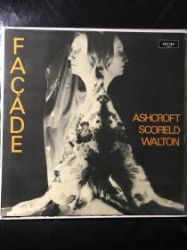 英国著名女诗人edith sitwell与作曲家william walton合作的facade，黑胶盘面完好