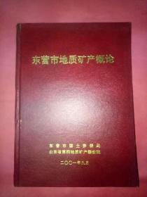 东营市地质矿产概论【仅印50册】