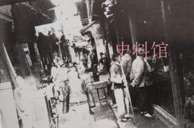 三十年代上海周浦镇老街 老照片 印刷品
