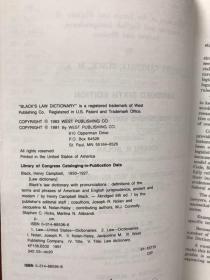 Black’s Law Dictionary with pronunciations, abridged sixth edition