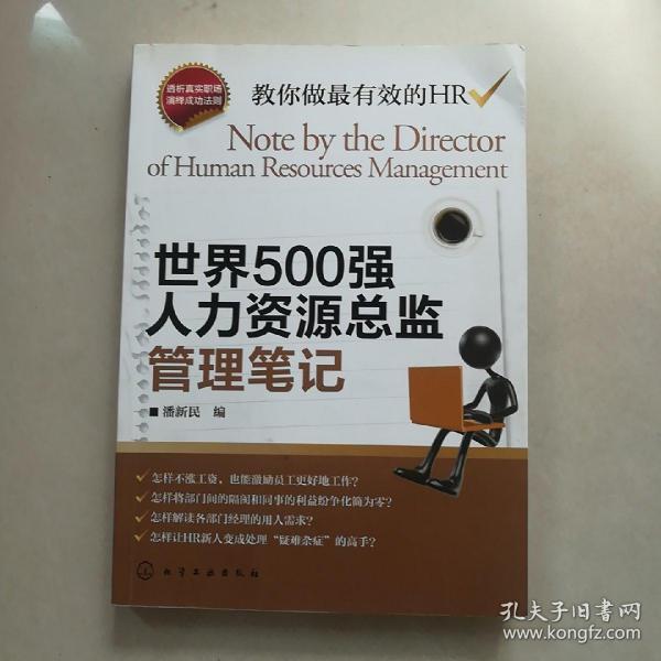 世界500强人力资源总监管理笔记：HR眼中的真实职场 教你洞悉职场智慧(正版现货)