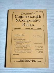 The journdl of CommonweaIth Comparative politics