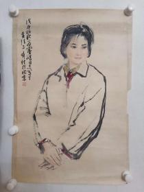 姚有信作品 名媛写生