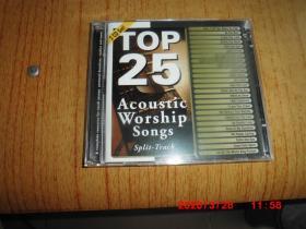 欧美原版CD :  TOP 25 ACOUSTIC WORSHIP SONGS (2CD)