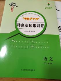 金版新学案 考前3个月 特色专项集训卷 语文 孙明科