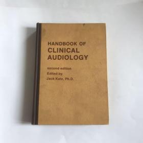 Handbook of CLINICAL AUDIOLOGY 临床听力学手册第二版 首页有笔记，见图  英文原版