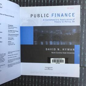 英文原版：public finance英文原版16开精装本
