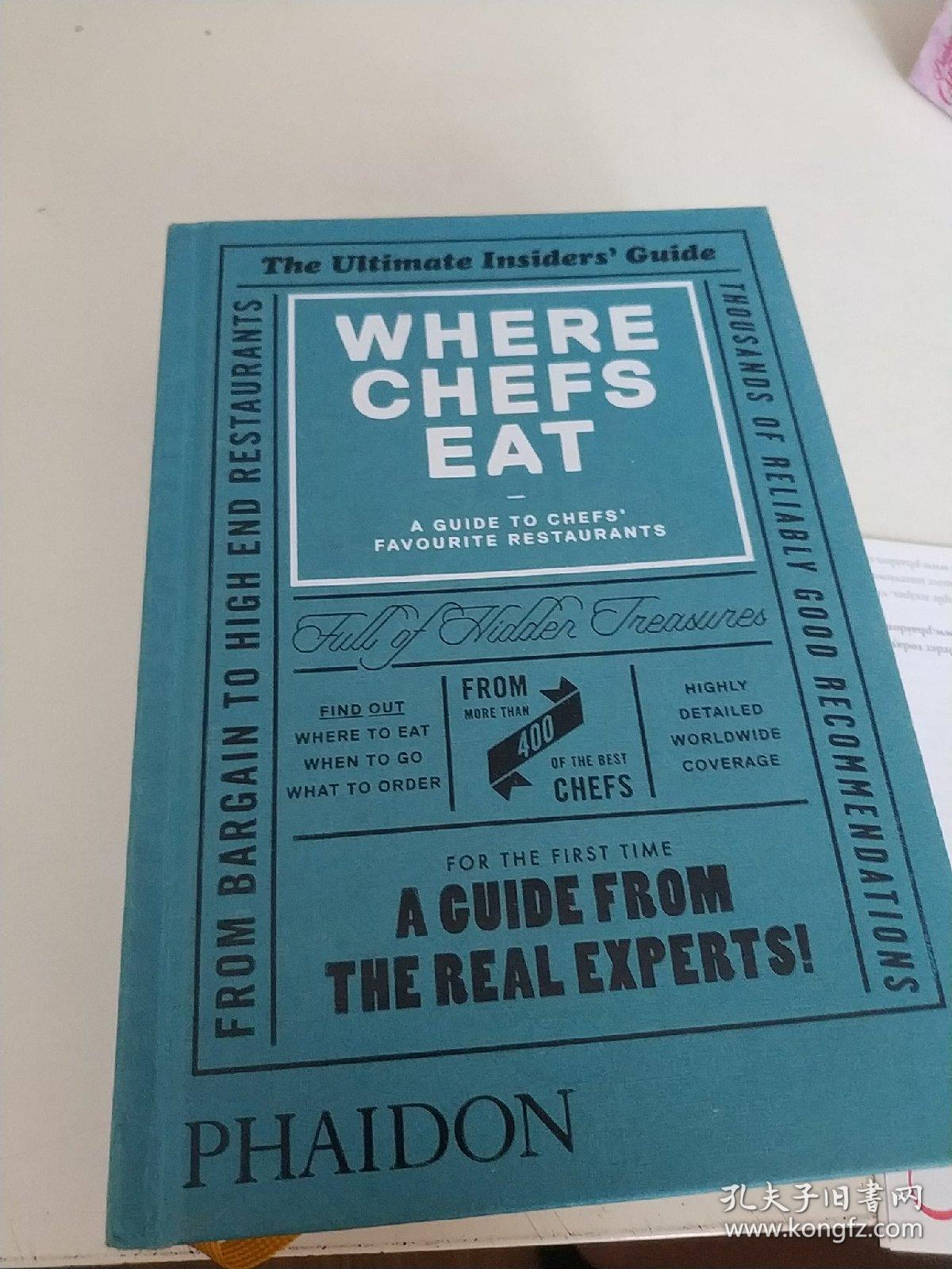 WHERE CHEFS EAT【书名以图片为准】精装