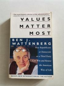 VALUES MATTER MOST