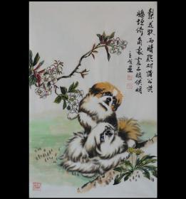 中国书画研究院山东会员梁老师.梨花夜雨.尺寸约68cm*45cm.宣纸画芯.赠送作品集彩页