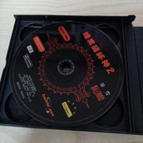 游戏光盘暗黑破坏神2(3CD+1本手册,手册开胶,不缺页)