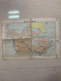 旧地图：加拿大地图