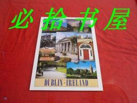 明信片 DUBLIN-IRELAND 爱尔兰 都柏林 一枚
