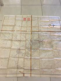 巨幅韩国老地图 1966年