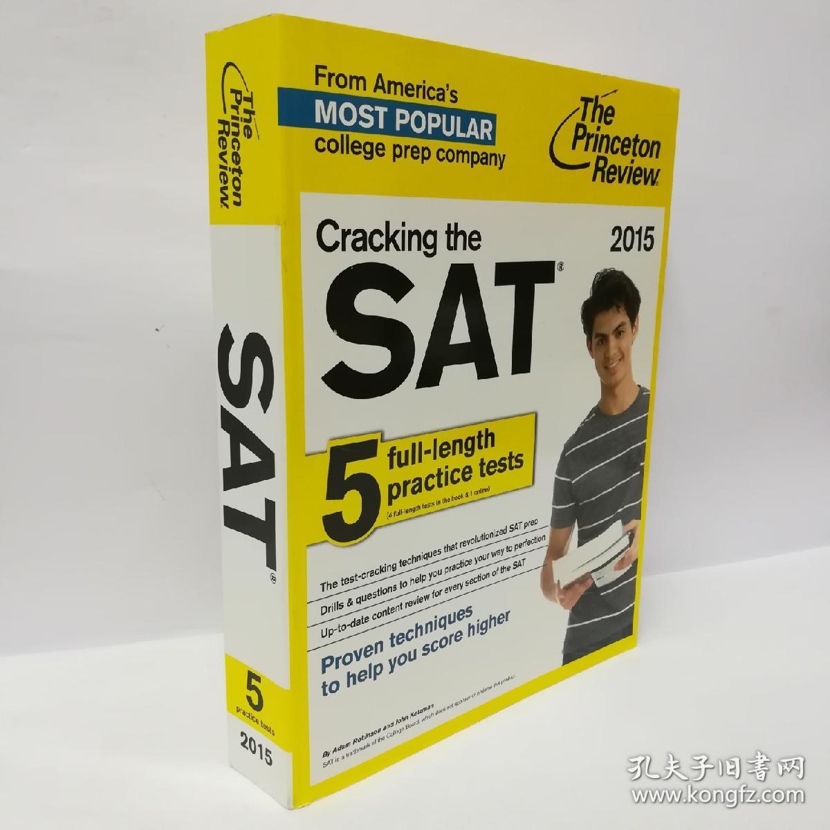 Cracking the SAT with 5 Practice Tests, 2015 Edition