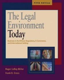 The Legal Environment Today---