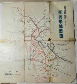 天津市市区电汽车线路图