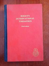 Dictionary 进口原装英语同义词词典 罗吉特国际词库（辞典）    ROGET’S INTERNATIONAL THESAURUS（精装）