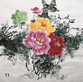 王芳 四尺斗方牡丹70×70cm 多款