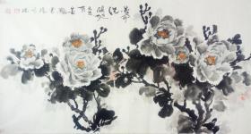 蔡明振国画:[花开洗砚池].蔡明振(1948年出生)，襄樊米襄阳书画研究院院长、国家文化部、中国文化艺术发展促进会会员、画家。现系北京燕京书画院名誉院长、中国国画家协会理事、中华当代书画艺术研究会名誉教授、襄樊市人民政府老年书画研究会副主席兼秘书长、工艺美术师。擅长工笔、写意花鸟及根雕艺术，国画作品多次在全国各省、市、区展赛中获奖。