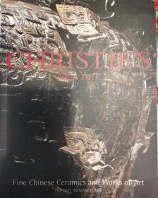 CHRISTIES 纽约佳士得2001年3月20日春拍 中国陶瓷器 玉器 青铜器及工艺品拍卖图录