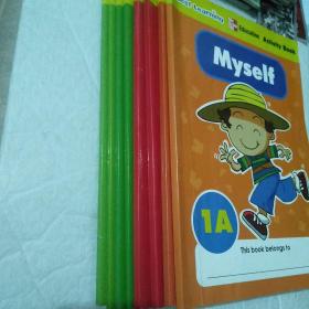 Best Learning  Education Activity  1A 1B 2A 2B 3A 3B 4A 4B 8本合售。内有字迹 贴纸不全。