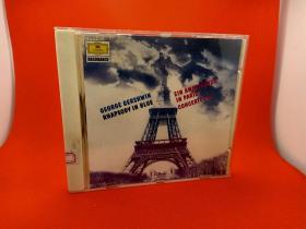 外版CD，格什文 《蓝色狂想曲》《一个美国人在巴黎》《波育与贝丝》伦敦爱乐乐团演奏。音乐圣经推荐版本。DG满银圈西德首版，编号：427 203-2。